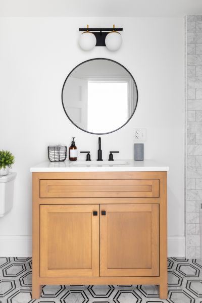 Custom Vanity Installation in La Vernia